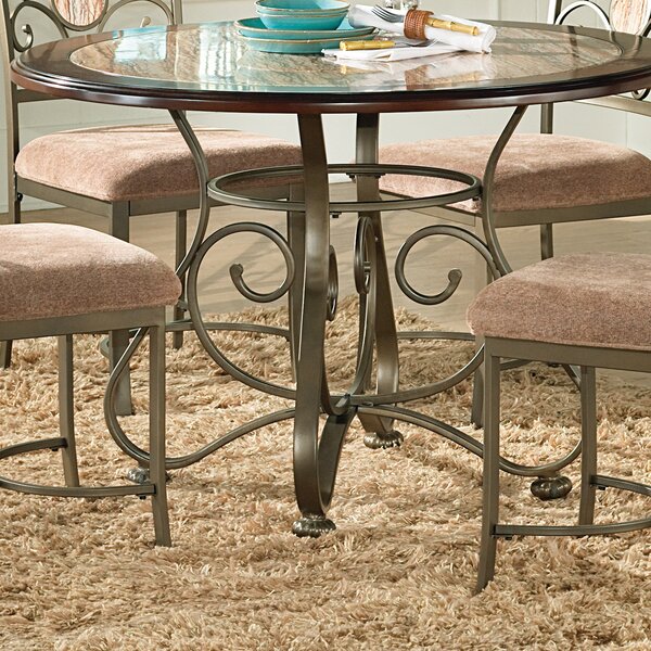 Wrought Iron Kitchen Dining Tables You Ll Love Wayfair   Thompson Dining Table 